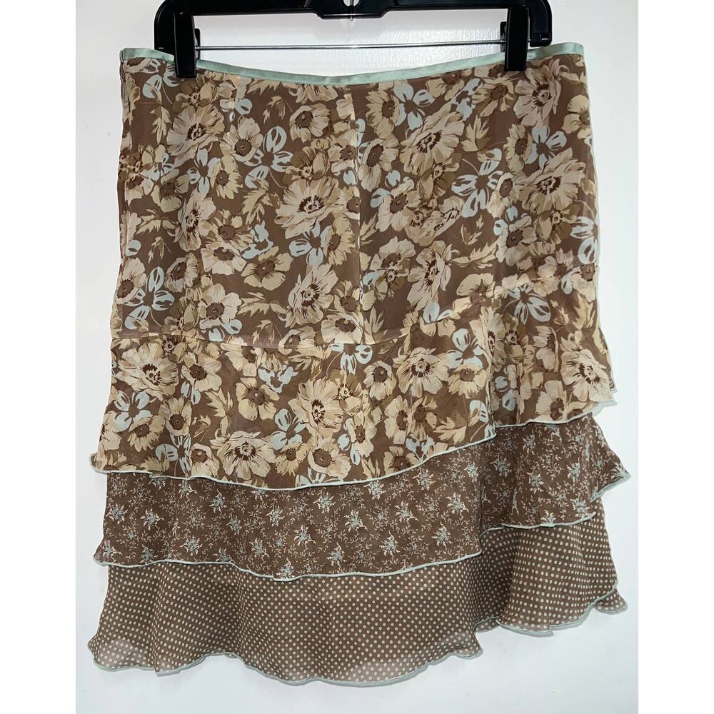 The Limited Tiered Mini Skirt size 10 EUC